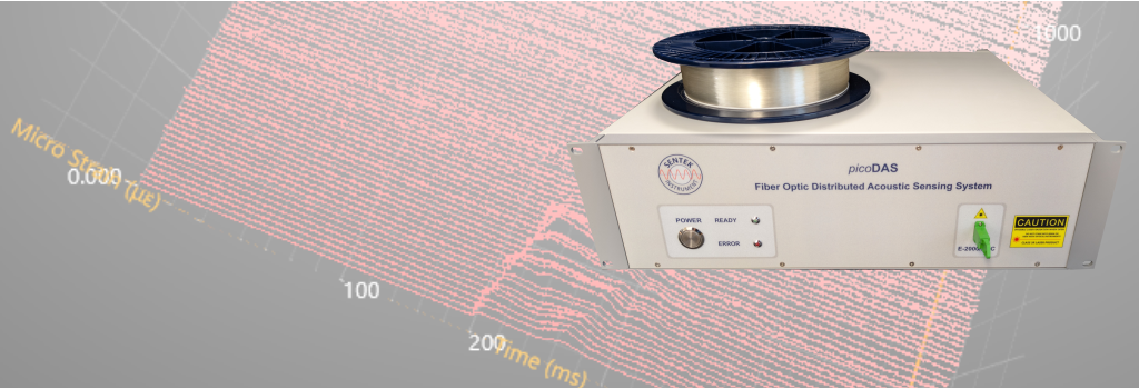 Acoustic disturbance detected by Sentek Instrument picoDAS